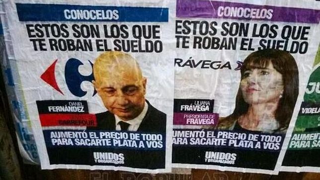 unidos y organizados en un papelon: confunden a la duena de fravega con una diputada massista