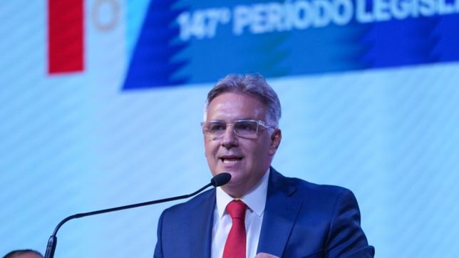 Martín Llaryora reivindicó el Estado cordobesista y mandó mensajes para Javier Milei y Toto Caputo