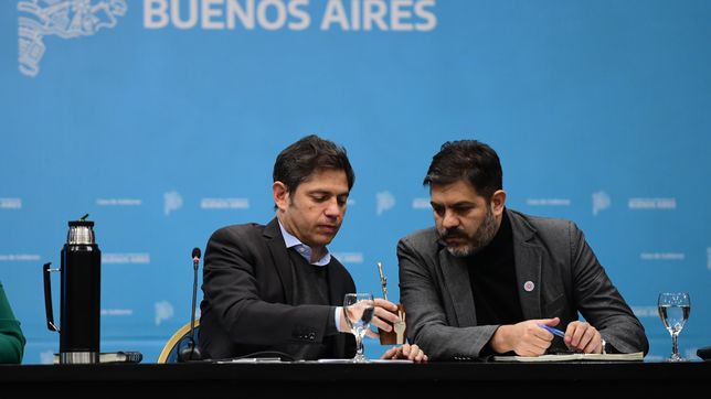 Axel Kicillof y Carlos Bianco.