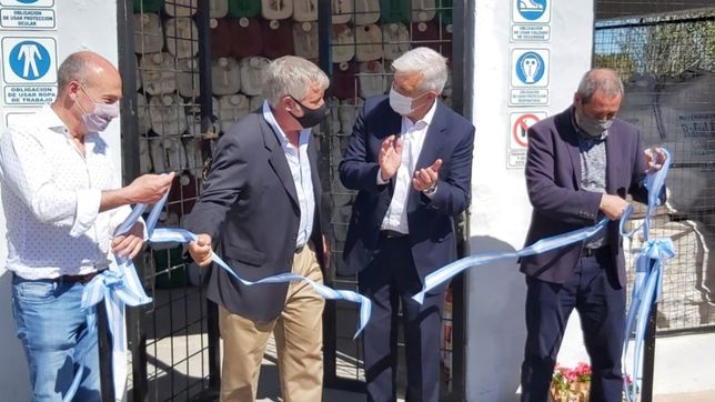 laprida incorporo un nuevo centro de almacenamiento para envases vacios