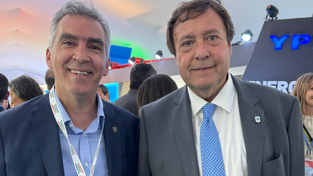 Facundo López y Alberto Weretilneck en Río Negro.&nbsp;