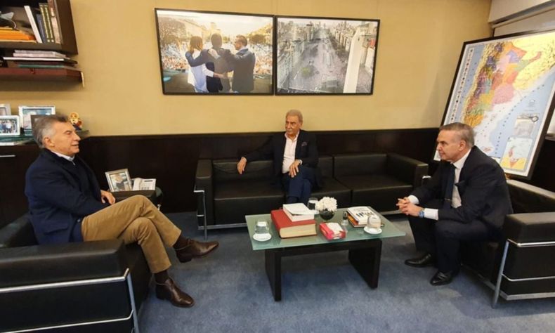 Mauricio Macri, Miguel Pichetto y Jorge Sobisch