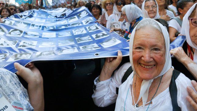 Nora Cortiñas, integrante de Madres de Plaza de Mayo.