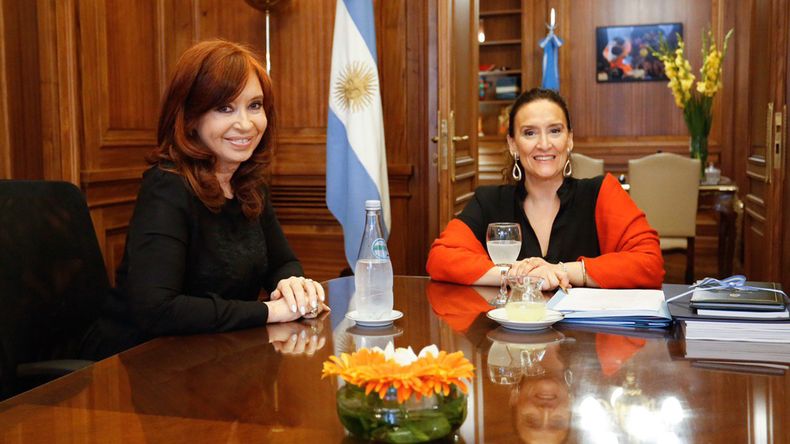 Cristina Fernández de Kirchner y Gabriela Michetti en 2019 Cristina Fernández de Kirchner y Gabriela Michetti en 2019