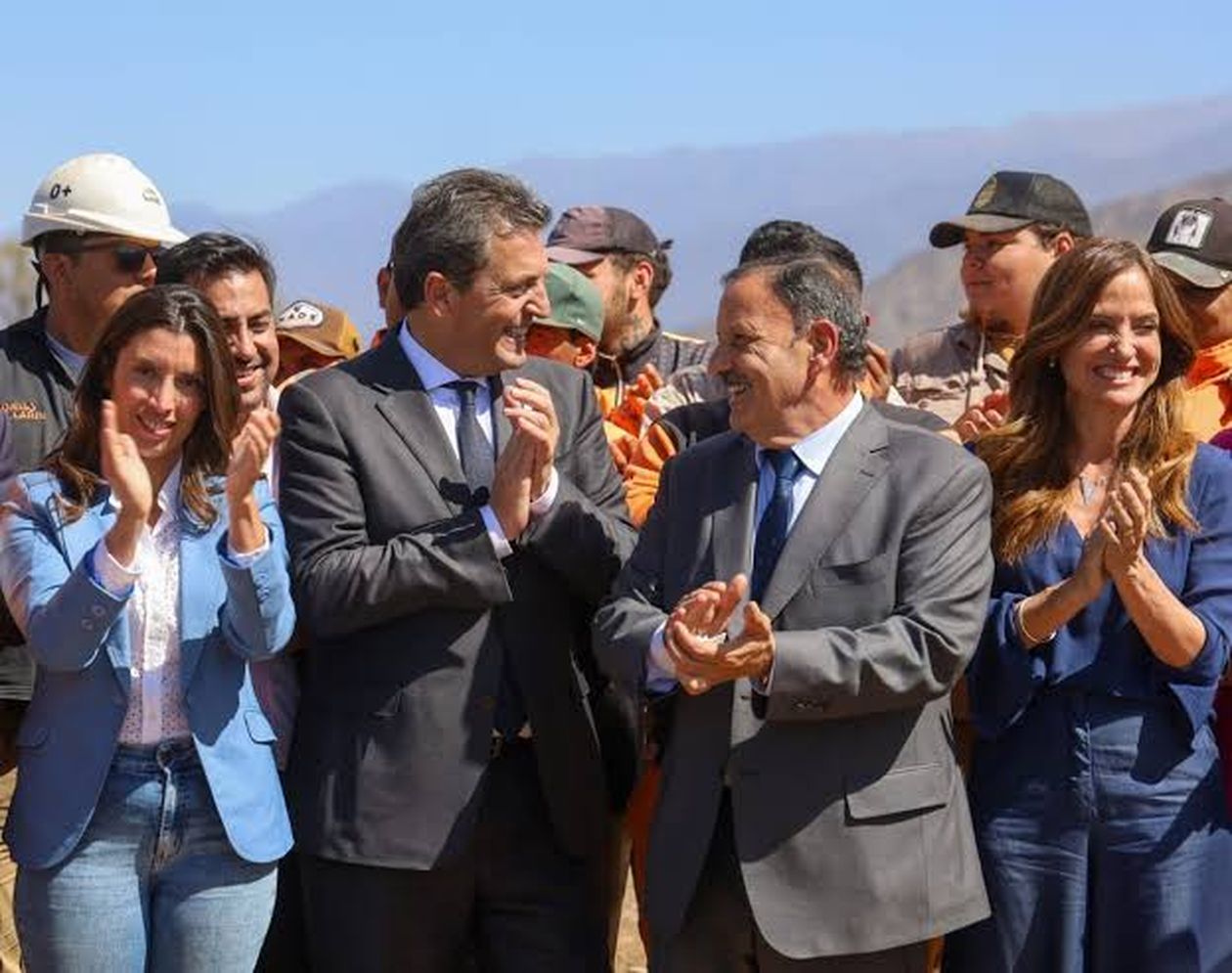 Sergio Massa y Ricardo Quintela.