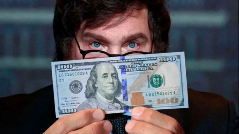 El dólar le suelta la mano a Javier Milei y Toto Caputo.