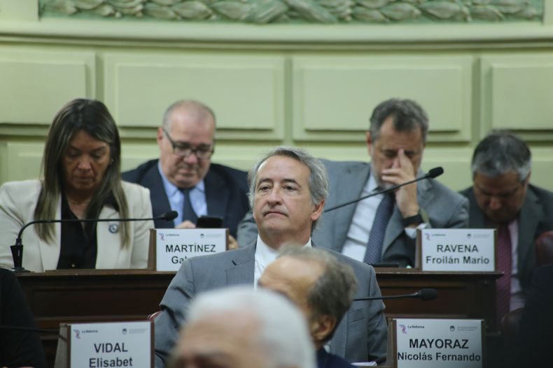 Nicolas Mayoraz, convencional de La Libertad Avanza, sector que empuja la eliminación del Senado provincial.