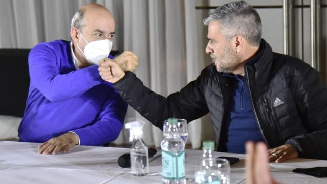 lejos de valdes, canteros va junto al pj por la capital de corrientes