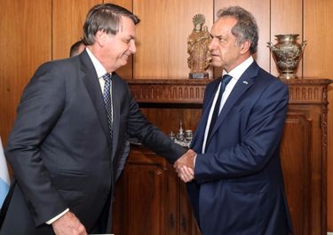 Tras la reunión con Bolsonaro, Scioli abogó por superar los desencuentros