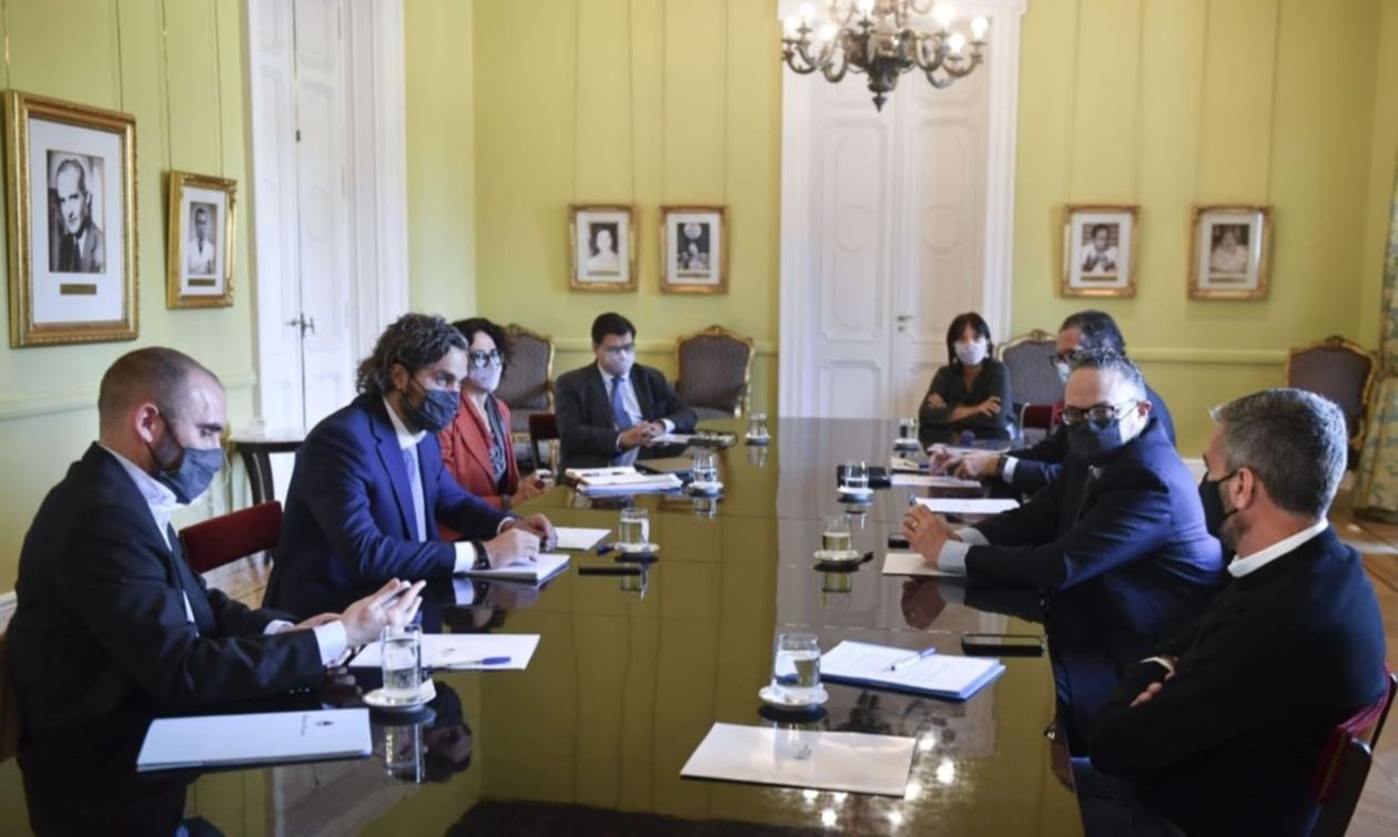 reunión de gabinete económico Martín Guzmán Matias Kulfas Juan Zabaleta Claudio Moroni mercedes marcó del pont Miguel Pesce gabinete economico