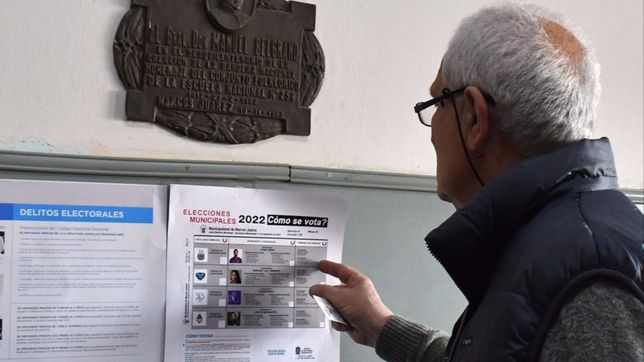 cerraron las mesas de votacion y comenzo el escrutinio en marcos juarez