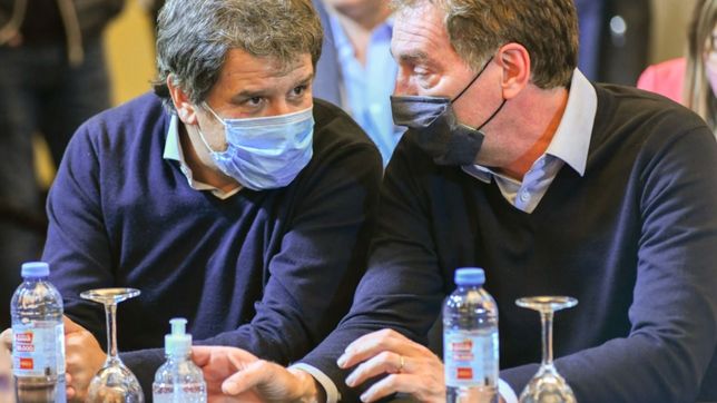 juntos en paralelo: santilli y manes parcelan la provincia para no chocar