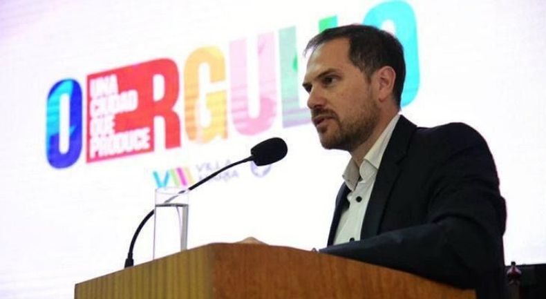 Martín Gill, intendente de Villa María.&nbsp;