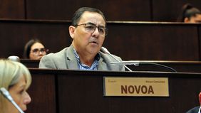 Novoa preside el bloque de Comunidad, el partido de Rolando Figueroa, y la comisión de Asuntos Constitucionales en la Legislatura de Neuquén.&nbsp;