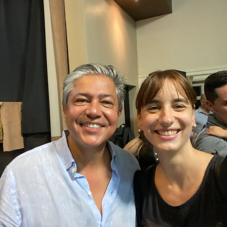 Rolando Figueroa y la larretista Leticia Esteves. Un sector del PRO en Neuquén analiza el rumbo electoral.