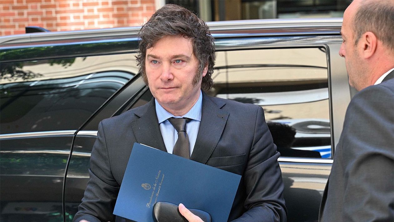 Javier Milei se encuentra en la residencia de Olivos.