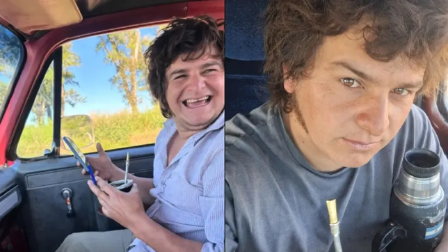 Diego Barreto, un peón rural de Entre Ríos, que se volvió viral por ser el mini Milei. (Foto: Ahora.com.ar)