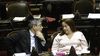 Germán Martínez y Cecilia Moreau, de Unión por la Patria. Quieren acelerar las leyes de los gobernadores.&nbsp;