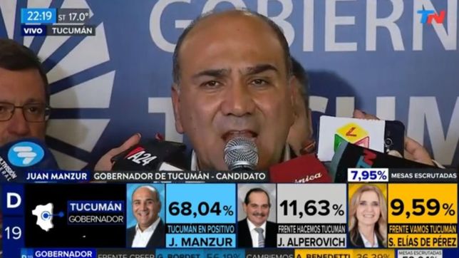 jugado por los fernandez, manzur hizo fuerte arenga por la unidad