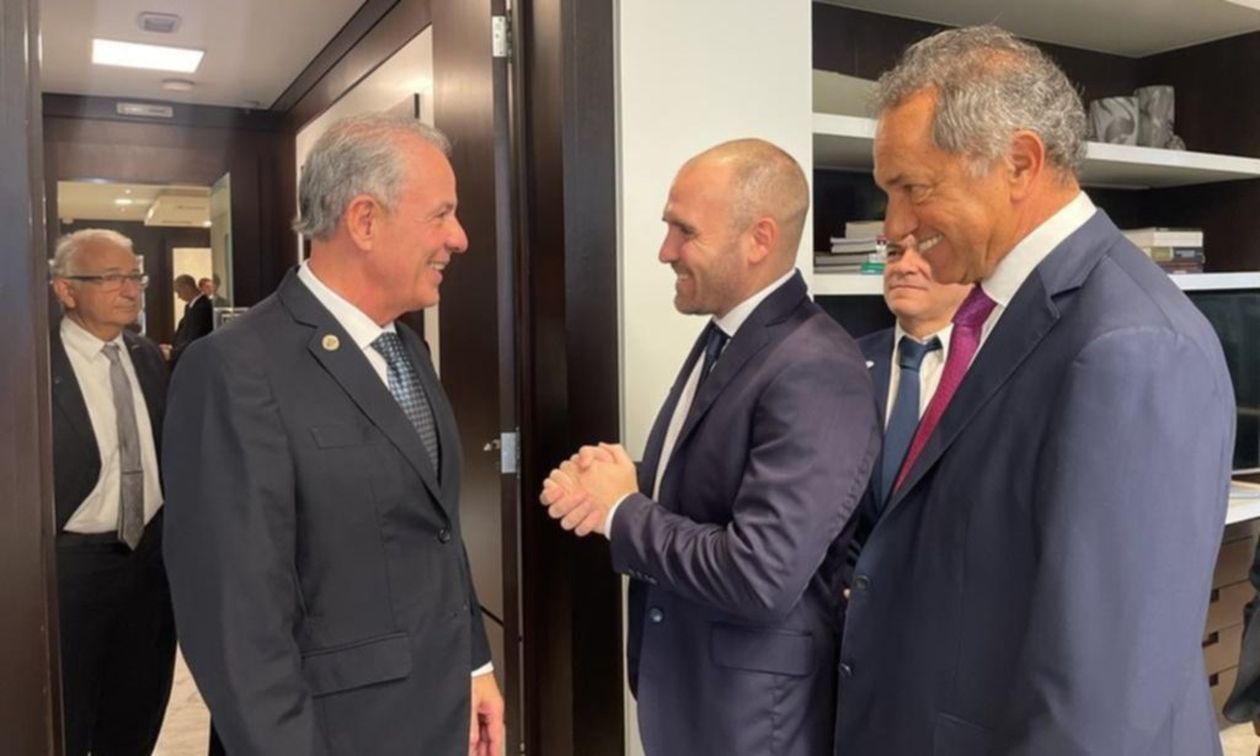Martín Guzmán en Brasil Martín Guzmán Daniel Scioli