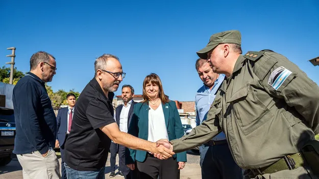 Diego Valenzuela, junto a Patricia Bullrich.