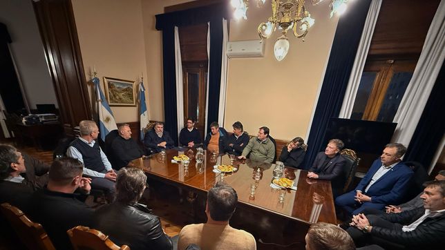 La reunión de José Mayans con los intendentes del peronismo de Santa Fe.