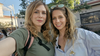 Lilia Lemoine y Celeste Ponce participaron de la protesta vecinal contra el cerramiento de calles en Villa Allende.