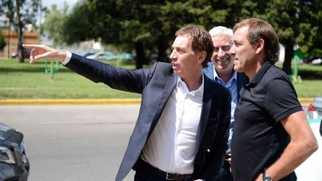 santilli cierra con halcones, palomas y una leona ausente