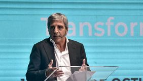 El ministro de Economía, Toto Caputo.