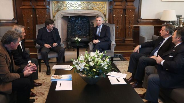 voto celeste y retenciones: macri, el campo y una charla descarnada