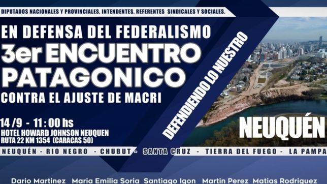 la interna del mpn se filtra en un encuentro opositor a cambiemos