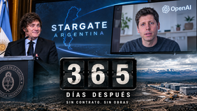 Stargate Argentina: el megaanuncio de campaña de Javier Milei y Sam Altman todavía no camina Stargate Argentina: el megaanuncio de campaña de Javier Milei y Sam Altman todavía no camina