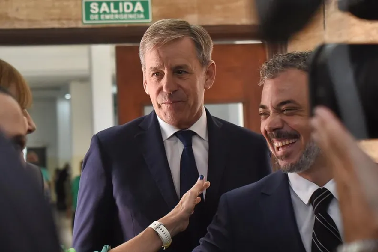 El exintendente de Santa Fe, Emilio Jatón y el exsecretario general Mariano Granato.