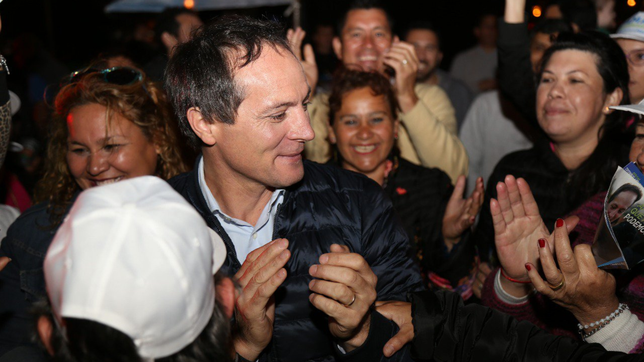 Camau Espínola en una de sus últimas campañas en Corrientes. 
