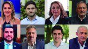 (Arriba) Losada, Pullaro, Fein, Lewandowski. (Abajo) Cleri, Busatto, Toniolli, Maradona.