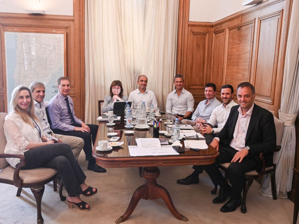 La mesa política de la Casa Rosada.