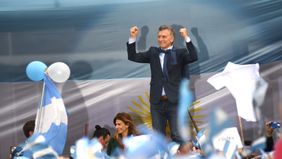 En la casa de Perotti, Macri le sacó 28 puntos de ventaja a Fernández
