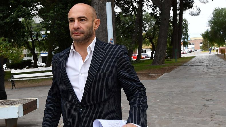 Federico Massoni durante su paso por la Secretaría de Seguridad en el gobierno de Martín Buzzi.