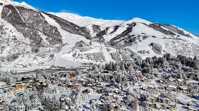 El centro de esquí Cerro Catedral de Bariloche, el más grande Sudamérica.&nbsp;
