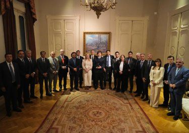 Javier Milei con los gobernadores.