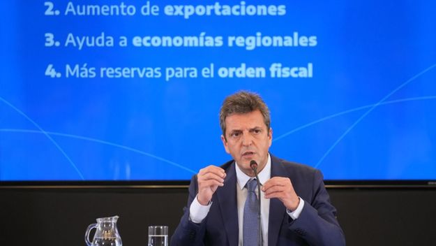 Massa anunció un dólar soja a $200 para las exportaciones de granos