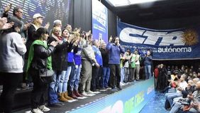 Movilizada y con una batería de reclamos a Massa, la CTA Autónoma va a las urnas