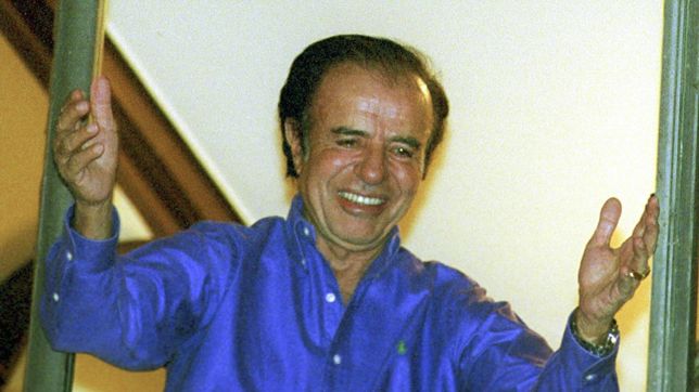 Carlos Menem, el único peronista reconocido por Javier Milei. Carlos Menem, el único peronista reconocido por Javier Milei.