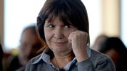 Patricia Bullrich festeja el resultado de la pulseada con Mauricio Macri.