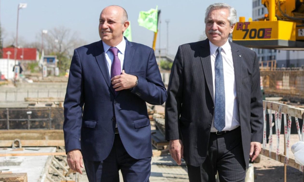 Alberto Fernández y Alexis Guerrera