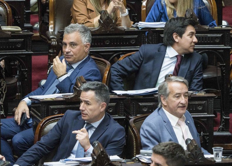 Diputados de La Libertad Avanza en la primera sesión del nuevo Congreso.