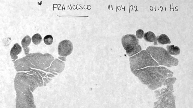 nacio francisco, el hijo del presidente fernandez y fabiola yanez