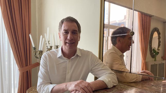 DIego Santilli, en la entrevista con Letra P. 