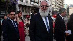 Eduardo Elsztain en la toma de posesión presidencial