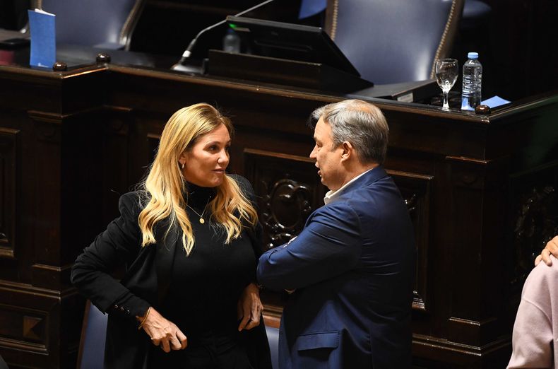 Marcela Basualdo y Mariano Cascallares, bloque Unión por la Patria.
